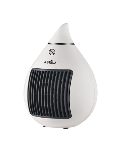 Termoventilador Ceramico 1500w Blanco/cromo 2funciones 2potencias Termostato Reg.antivuelco 26,5x18,5x18,5 Cm