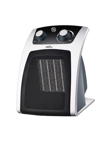 Termoventilador Ceramico 2000w Blanco/negro Ventilador/calor 2potencias 3funciones Termost.reg. Antivuelco 23x19x17 Cm