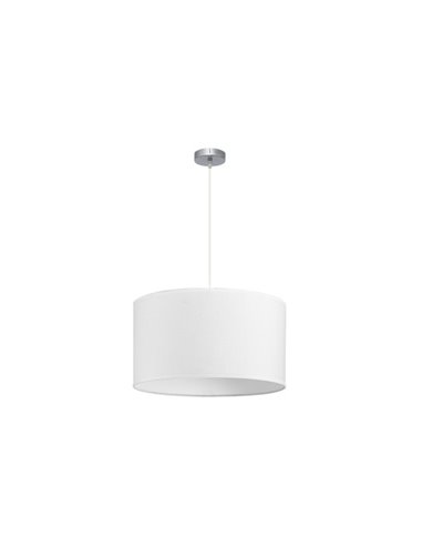 Colgante Dori 3xe27 Niquel/blanco Regx50x50 Cm Sin Difusor