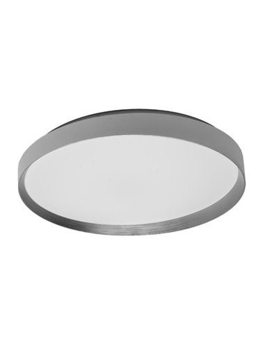 Plafon Alora 60w 3000-4200-6500k Blanco/plata 4,8x50x50cm 5400lm C/remoto