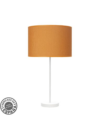 Sobremesa Alto Moda 1xe27 Blanco/naranja 63x30x30c