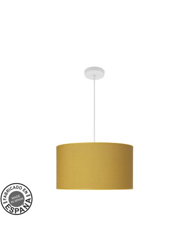 Colgante Moda 2xe27 Blanco/amarillo Regx40x40cm C/difusor