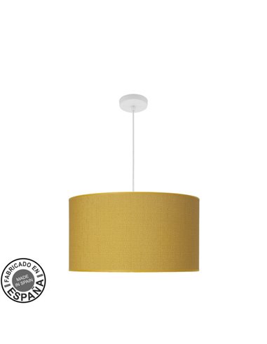 Colgante Moda 3xe27 Blanco/amarillo Regx50x50cm C/difusor