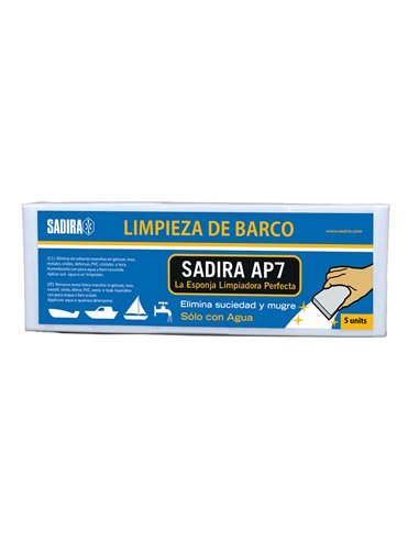 Pack de 5 unidades esponjas limpiadoras náuticas SADIRA