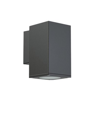 Lampara Aplique Exterior Gu10 IP65 Color Antracita Aplique Pared, Luz Jardín, Lámpara Jardín, Luz Exterior, Aplique Jardín