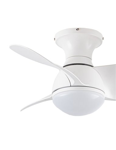 Ventilador LED Epona Blanco 20W 2000Lm CCT Dim
