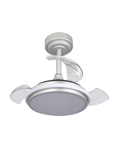 Ventilador LED Antila Mini XS Gris 35W 3000Lm CCT