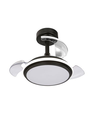 Ventilador LED Antila Mini XS Negro 35W 3000Lm CCT