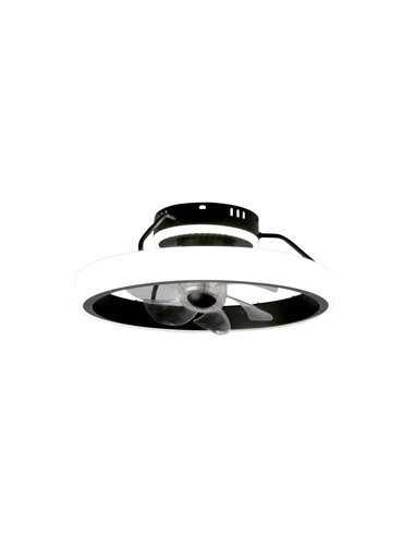 Ventilador Plafón LED Dinirot Negro 50W 4800Lm. CCT Dim