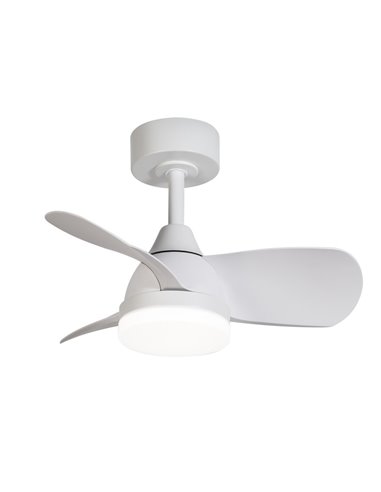 Ventilador LED Byan Mini Blanco 18W 2000Lm CCT Dim