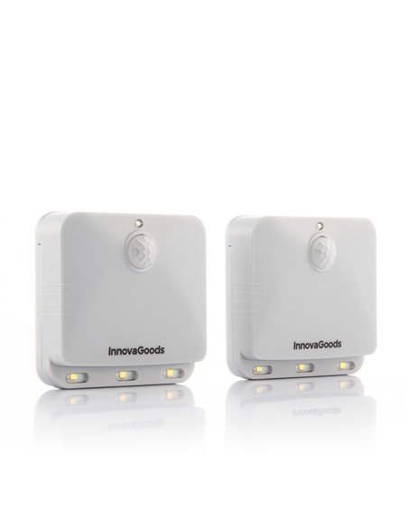 Set of 2 LED light units with motion sensor INNOVAGOODS
