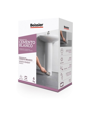 BEISSIER cemento blanco 6kg 70163-001