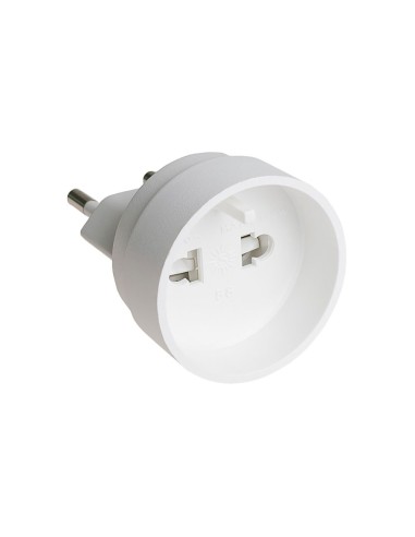 Adaptador de viaje 2p 10a 250v SOLERA EQUI 40998