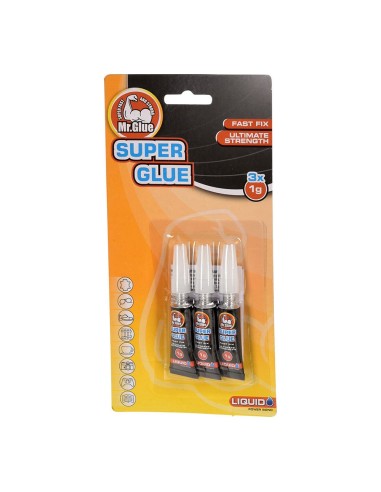 Colla cianoacrilica 3x1g MR.GLU