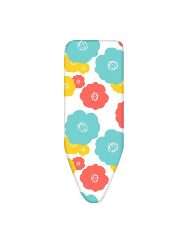 Funda plancha power vap 130x48cm flores INOFIX 1347-5