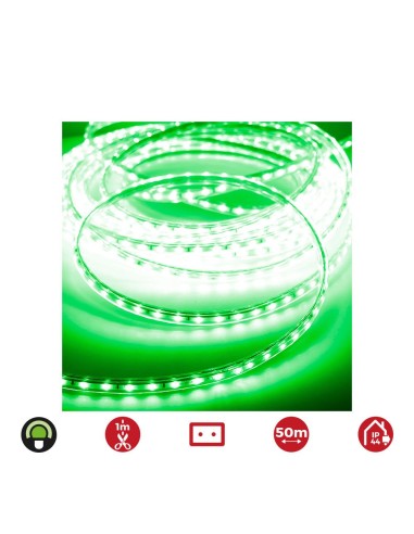 Fita LED 50m 60 leds/m 4.2w/m verde EDM 220-240v ip44