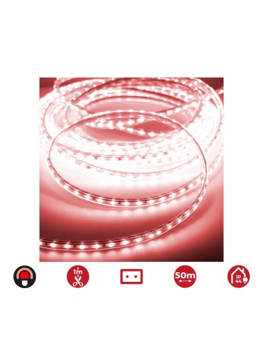 LED strip 50m 60 leds/m 4.2w/m red EDM ip44 220-240v