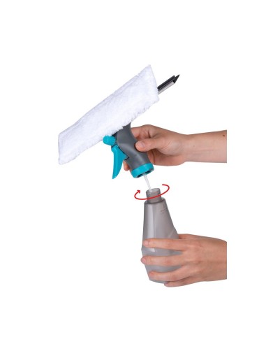 Detergente per vetri con mop e spray tutto in uno con serbatoio ALPINA