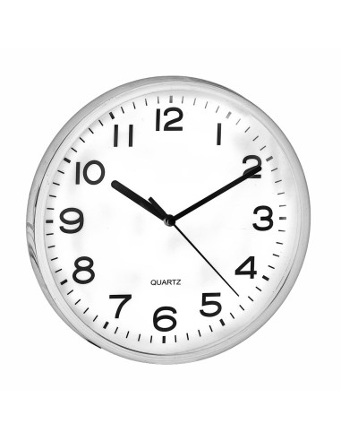 Reloj pared negro y blanco Ø21,7 cm CAISON