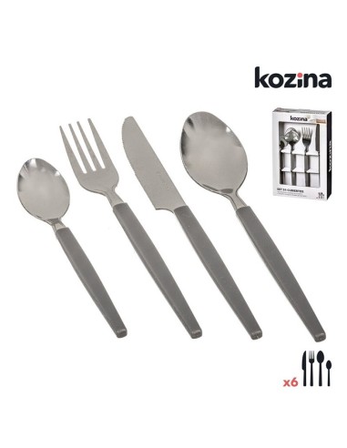 KOZINA 24-piece stainless steel cutlery set