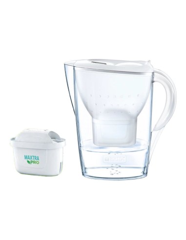 Carafe filtrante Marella blanche 2 filtres Maxtra Pro 2,4l BRITA 1051130