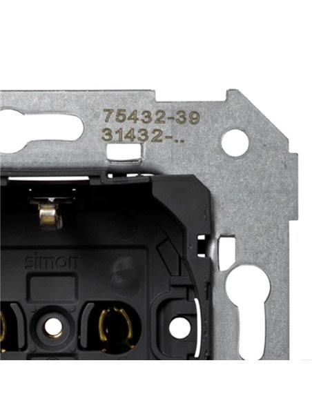 Bipolar socket 2P + TT Simon 75432-39