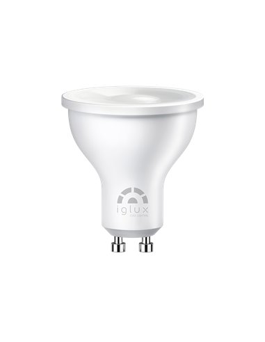 Lámpara led 120º 7w gu10 3000ºk dicroica