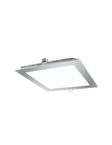 Downlight led 18w níquel 4000ºk cuadrado