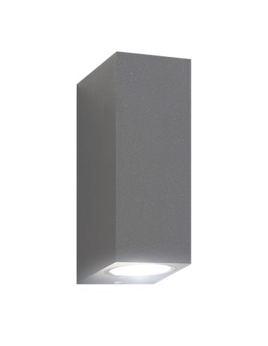 Aplique mural cubo gu10 gris