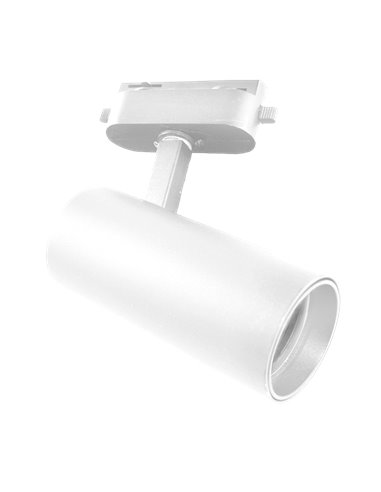 Proyector de carril cute gu10 blanco