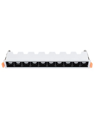 Lineal 10 led 20w 3000k blanco