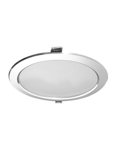 Downlight atlantis 25w plata 4000ºk