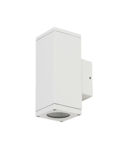 Aplique exterior prisma gu10 blanco