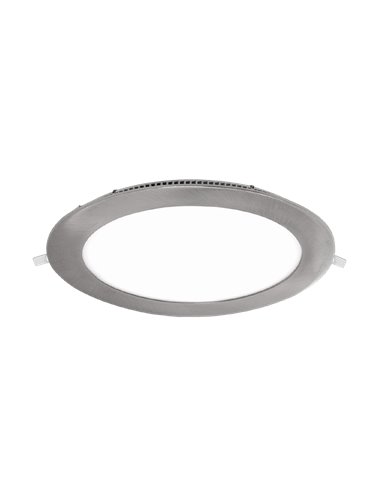 Downlight led redondo 18w niquel cct