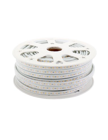 Tira led ac220 12mm 9w/m smd2835 ip65 6000ºk