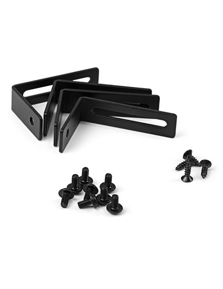 Emuca Multiconector Atom 26, 225x111mm, 2 enchufes tipo Schuko, 1 USB tipo A, 1USB tipo C, 1 RJ45, 1 HDMI, Zamak-Acero-Plástico,