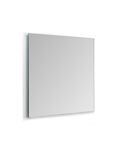 Emuca Specchio Centaurus con illuminazione LED decorativa, rettangolare 600 x 800 mm, 14 W, Alluminio e Vetro, 1 u.