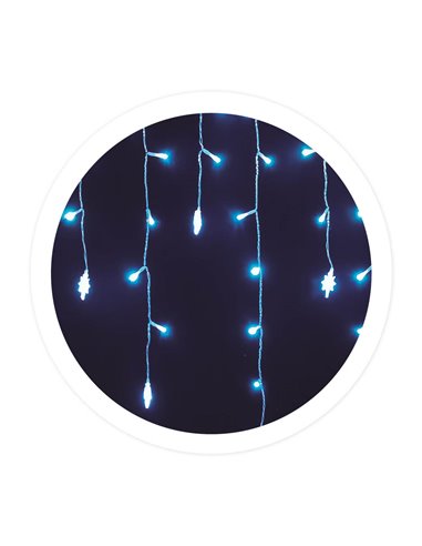 LED curtain with stars 2.3Mx4 heights 8 functions Cold light