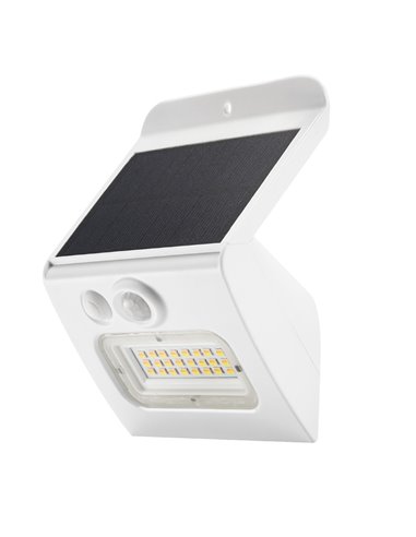 Aplique solar LED Egoda con sensor de movimiento y crepuscular 3W 3000 - 4000 - 6500K Blanco