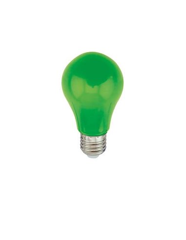 Bombilla LED estándar 1W E27 Verde