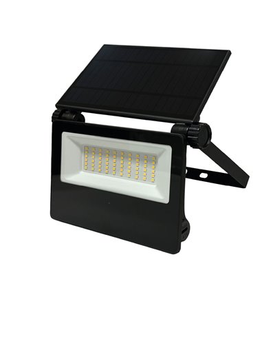 Kumira Projecteur solaire LED avec capteur 15W 6500K IP65 Noir