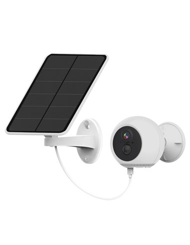 Telecamera di sorveglianza solare intelligente Neale tramite Wi-Fi 1080P-2MP