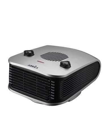 Termoventilador Ardor Plata/Negro 2000W 2 Potencias 3 Funciones Termostato (15x24.5x32,5cm)