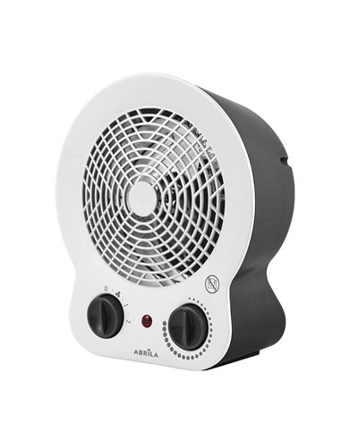 Termoventilador Eléctrico Cremona Blanco/Negro 2000W 2 Potencias 3 Funciones Termostato (26,5x22,5x13cm)