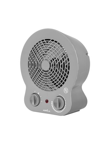 Termoventilador Eléctrico Cremona Gris 2000W 2 Potencias 3 Funciones Termostato (26,5x22,5x13cm)