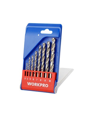 Brocas metal (Juego 8 piezas) WORKPRO