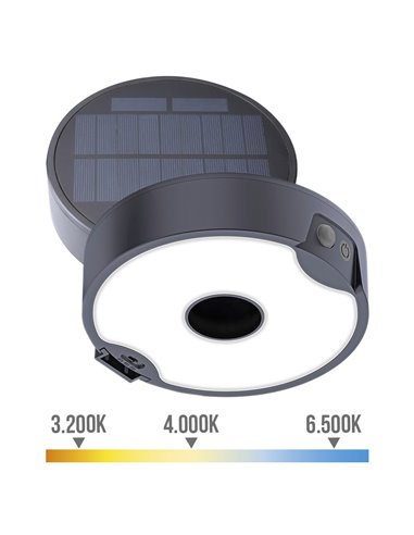 Aplique – Estaca solar 4w 500 lm EDM