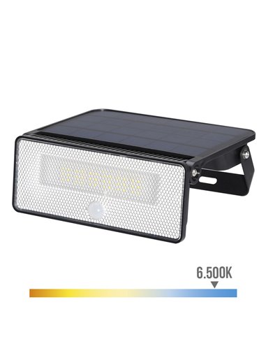 Aplique solar 12W 1600lm 6500k EDM