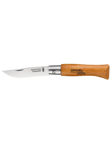 Navaja acero carbono nº4 hoja de 5cm OPINEL