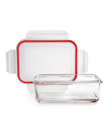 Fiambrera borosilicato rectangular 400ml IBILI